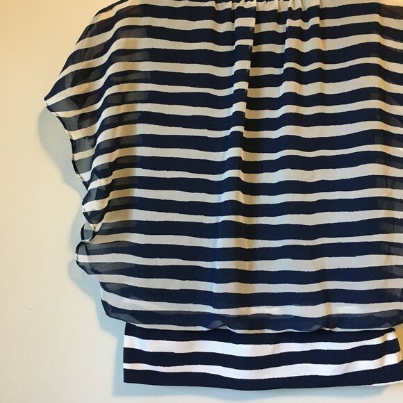 Happy Sailor Striped Nightingale Sleeve Shirt - Picture 6 of 12